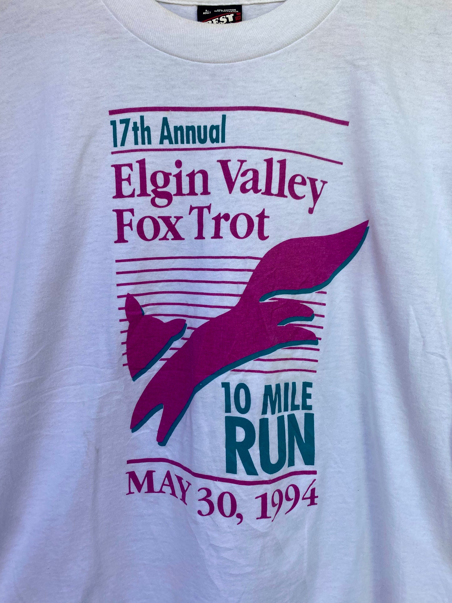 Vintage Fruit of the Loom Elgin Valley T-Shirt - L
