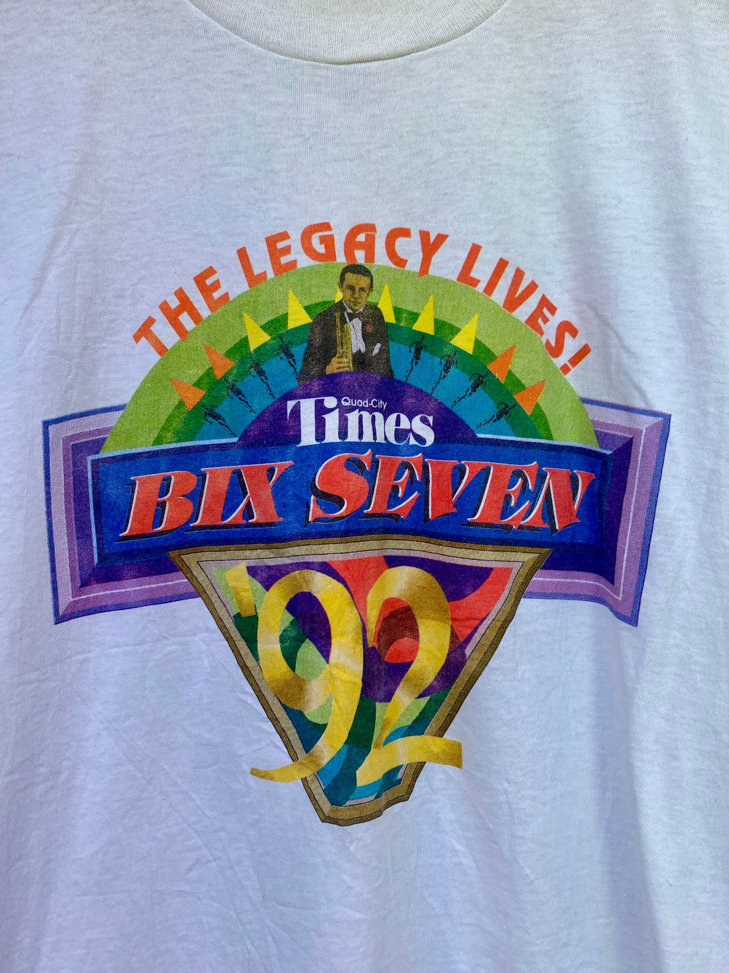 Vintage Screen-Star-Best Bix Seven T-Shirt - L