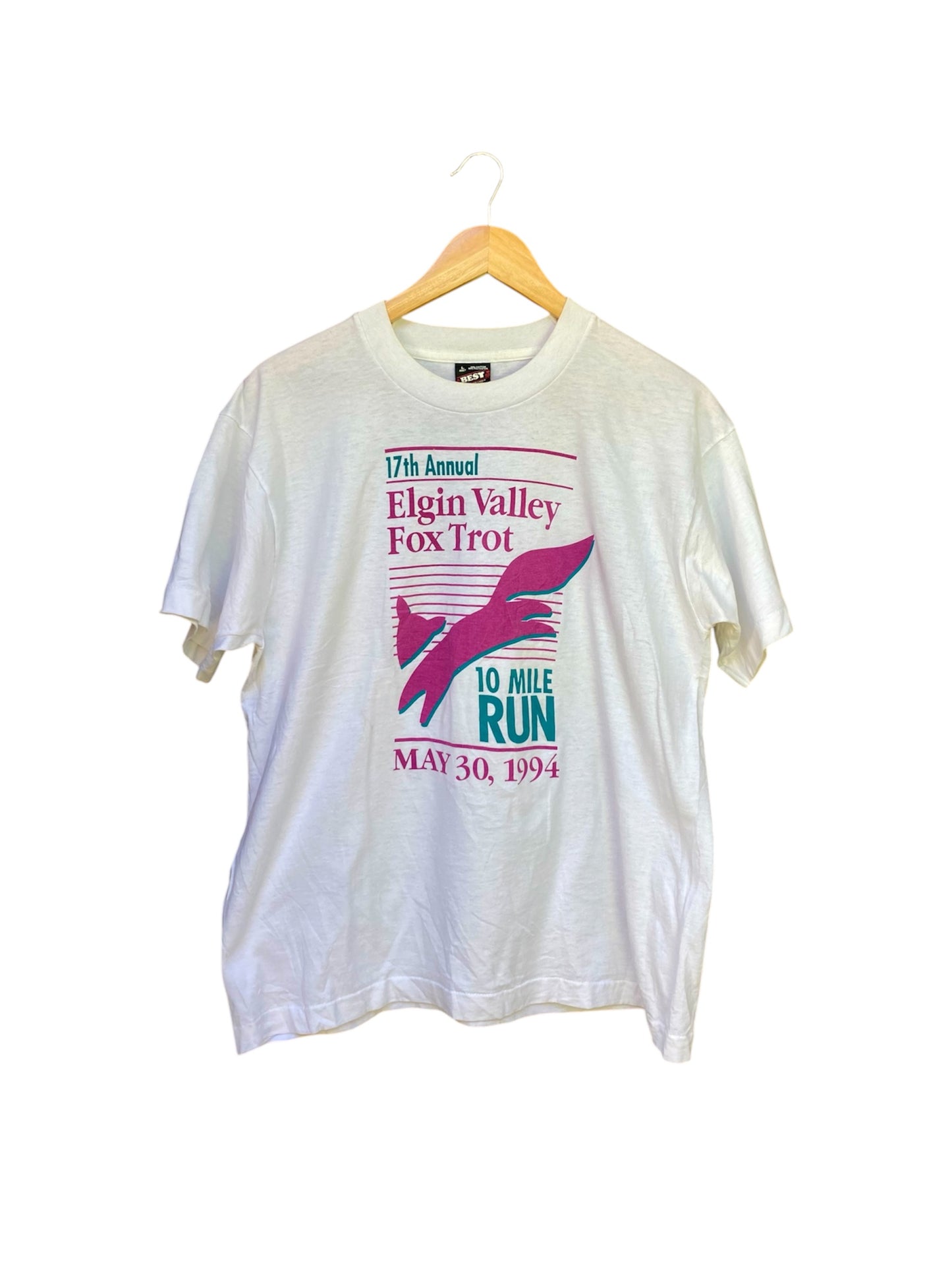 Vintage Fruit of the Loom Elgin Valley T-Shirt - L